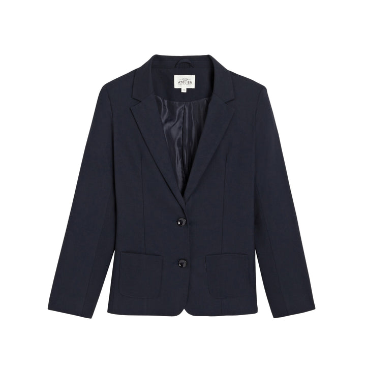 Blazer de collégienne bleu-marine collège du Blanc Mesnil – BÉATRICE