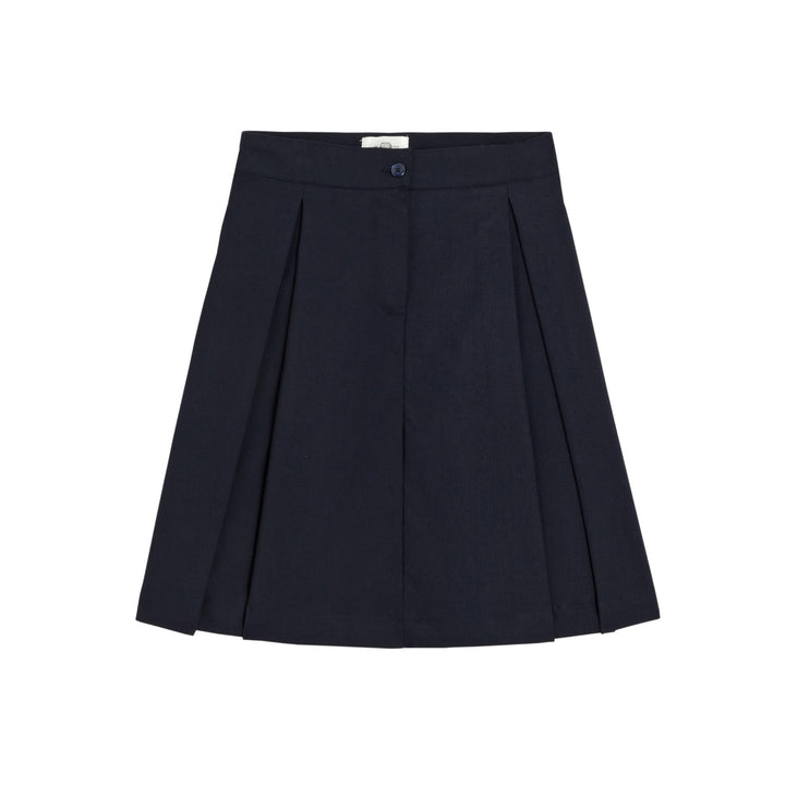 Jupe trapèze d’uniforme fille bleu marine – BERTILLE