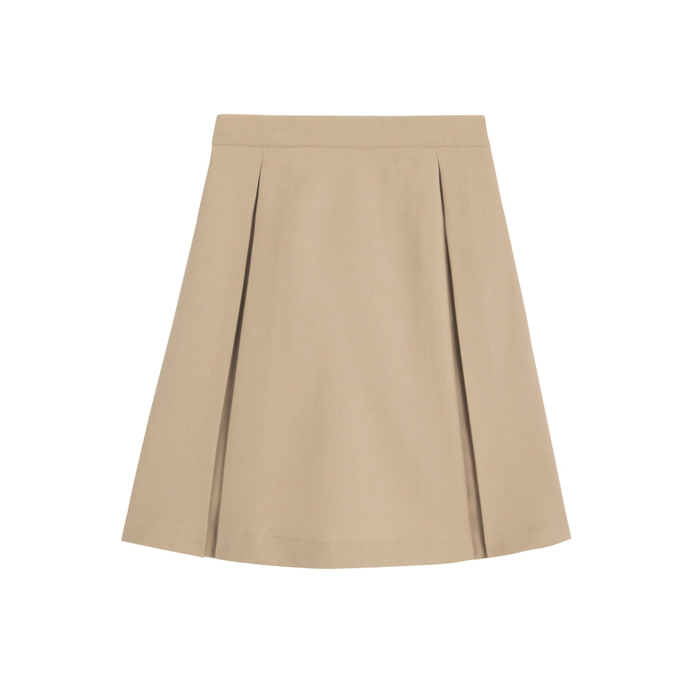 Jupe trapèze d'uniforme fille bleu marine de la marque BERTILLE, avec une coupe élégante et tissu durable.