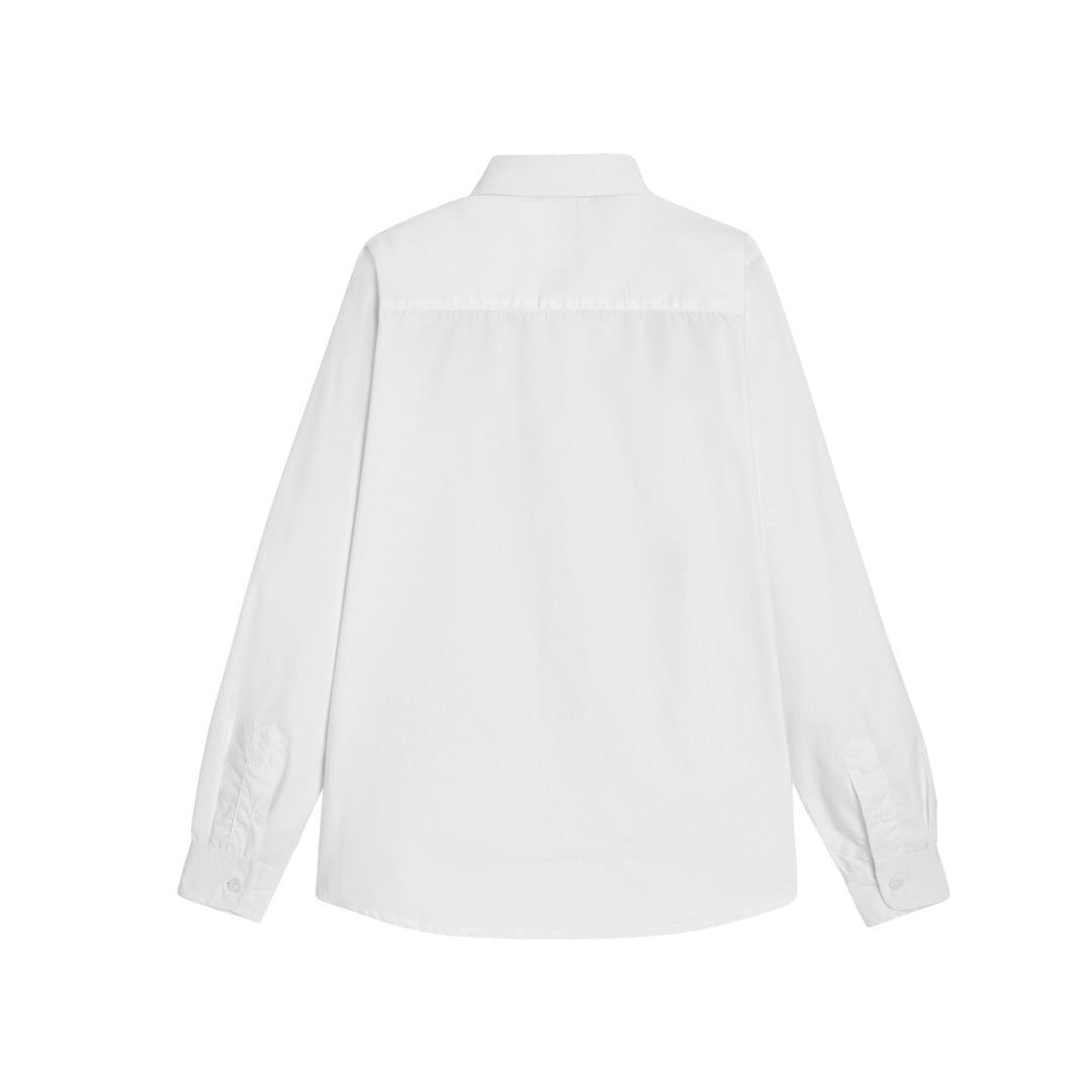 Chemise d’uniforme blanche manches longues garçon – BARTHELEMY