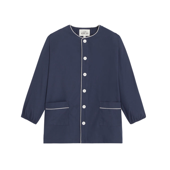 Tablier d’école garçon bleu marine – CÉSAR
