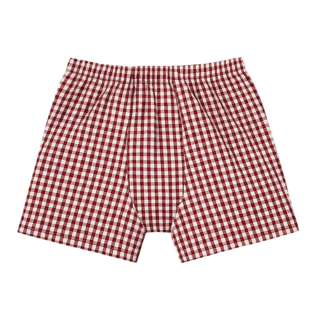 Caleçon Enfant Coupe Americaine Lucien Rouge