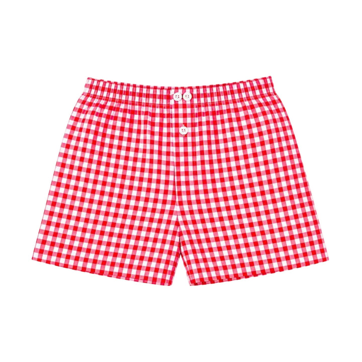 Caleçon Enfant Coupe Americaine Lucien Rouge