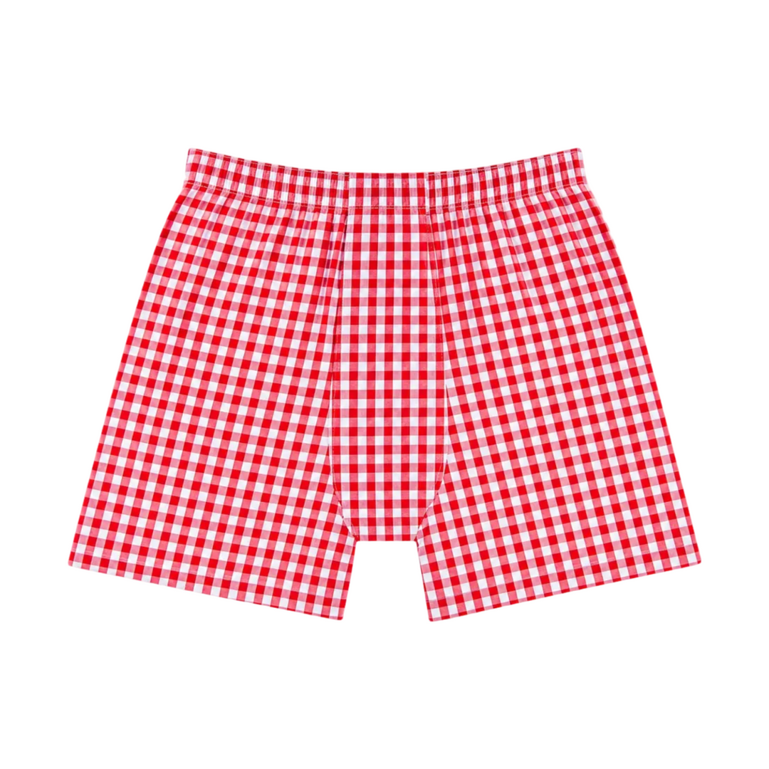 Caleçon Enfant Coupe Americaine Lucien Rouge