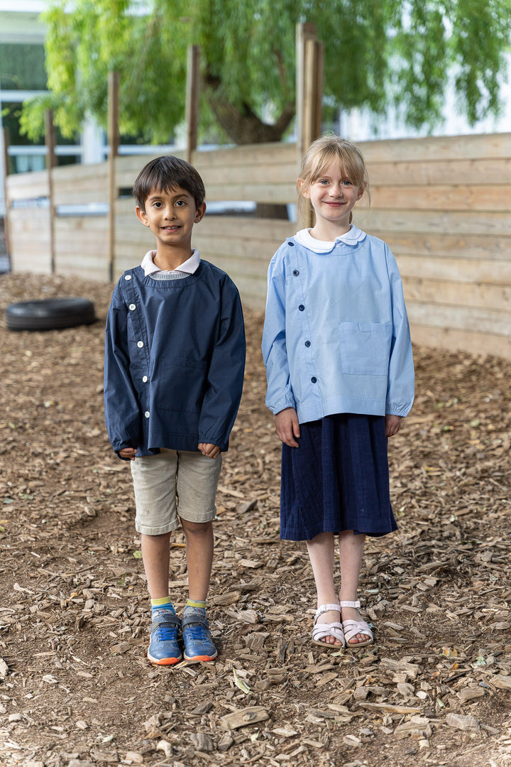 Tablier d’école mixte bleu marine – JEAN