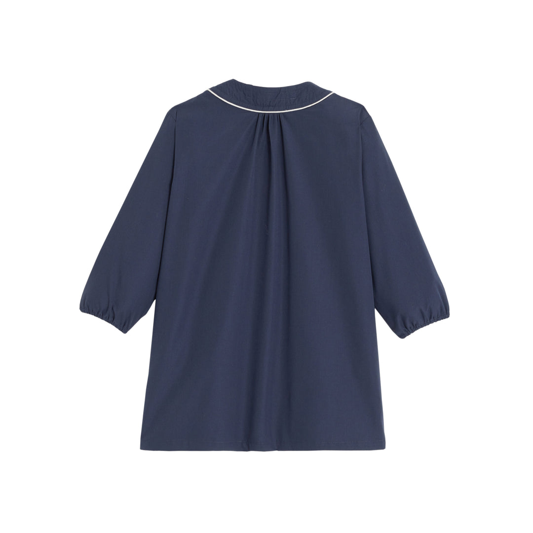 Blouse d’école fille bleu marine – LOUISE