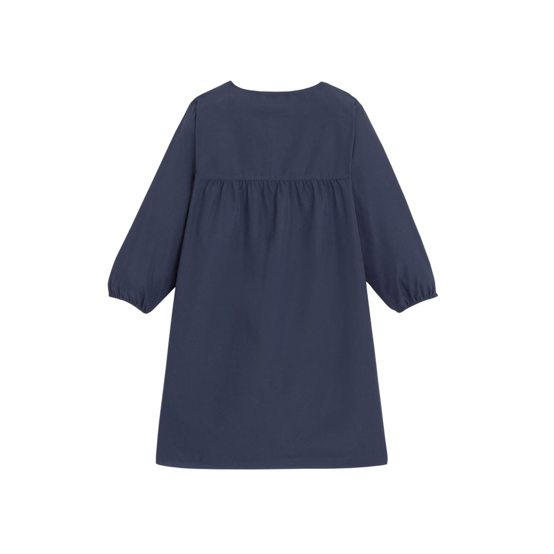 Blouse d’école fille bleu marine – CLAIRE