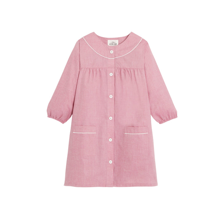 Blouse d’école fille bleu marine – CLAIRE