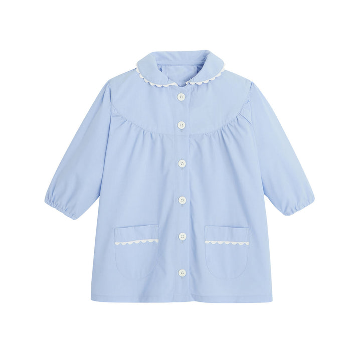 Tablier d'école fille bleu marine - ALIX