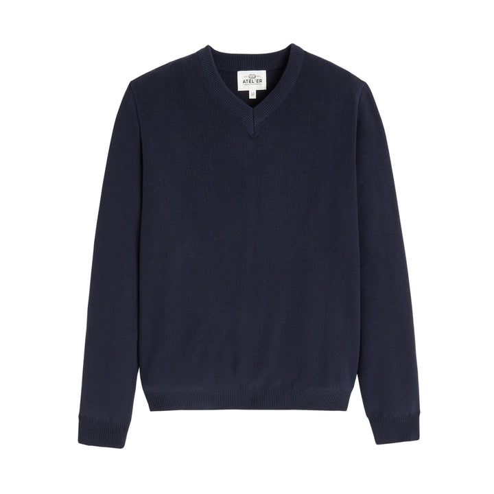Pull-Over bleu marine mixte – VALENTIN