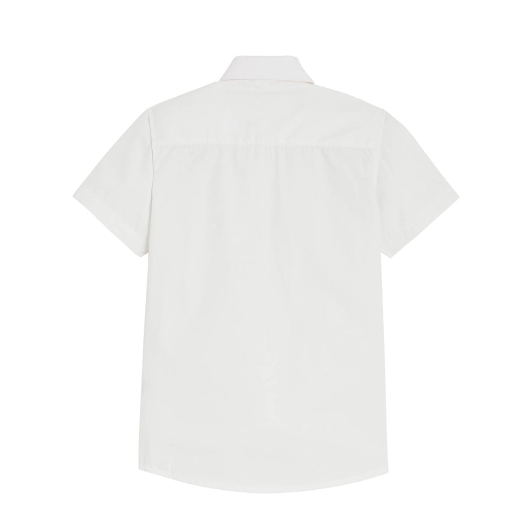 Chemise d’uniforme blanche manches courtes garçon collège du Blanc Mesnil – BERNARD