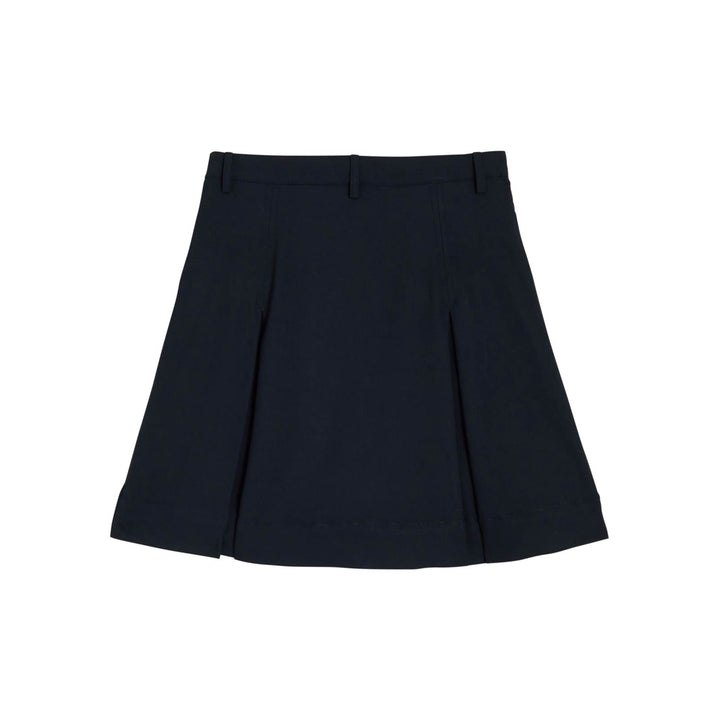 Jupe trapèze d’école fille bleu marine – OLIVIA